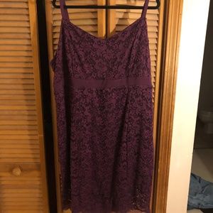 Torrid Lace Empire Waste Midi Dress